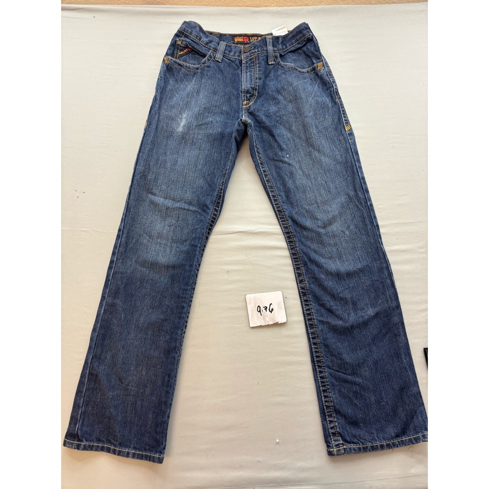 Ariat Work FR M4 Low Rise Boot Cut Jeans Mens 30x32 Flame Resistant Denim Blue